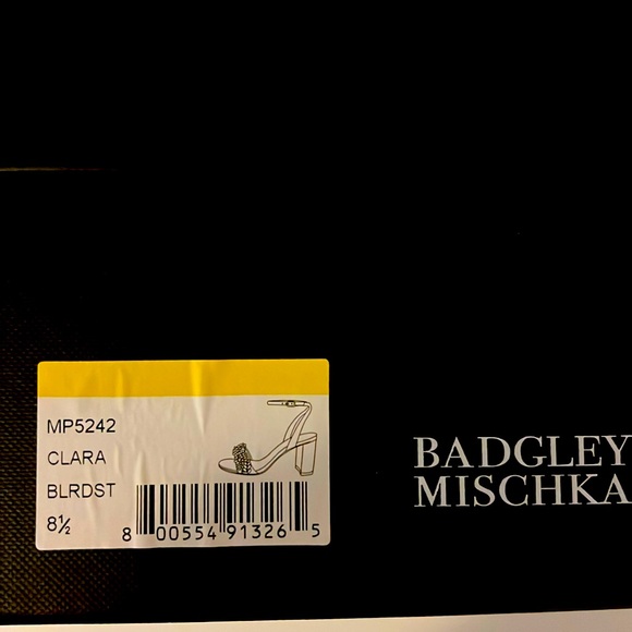 Badgley Mischka Clara Embellished Strap Evening Shoe - Picture 5 of 5